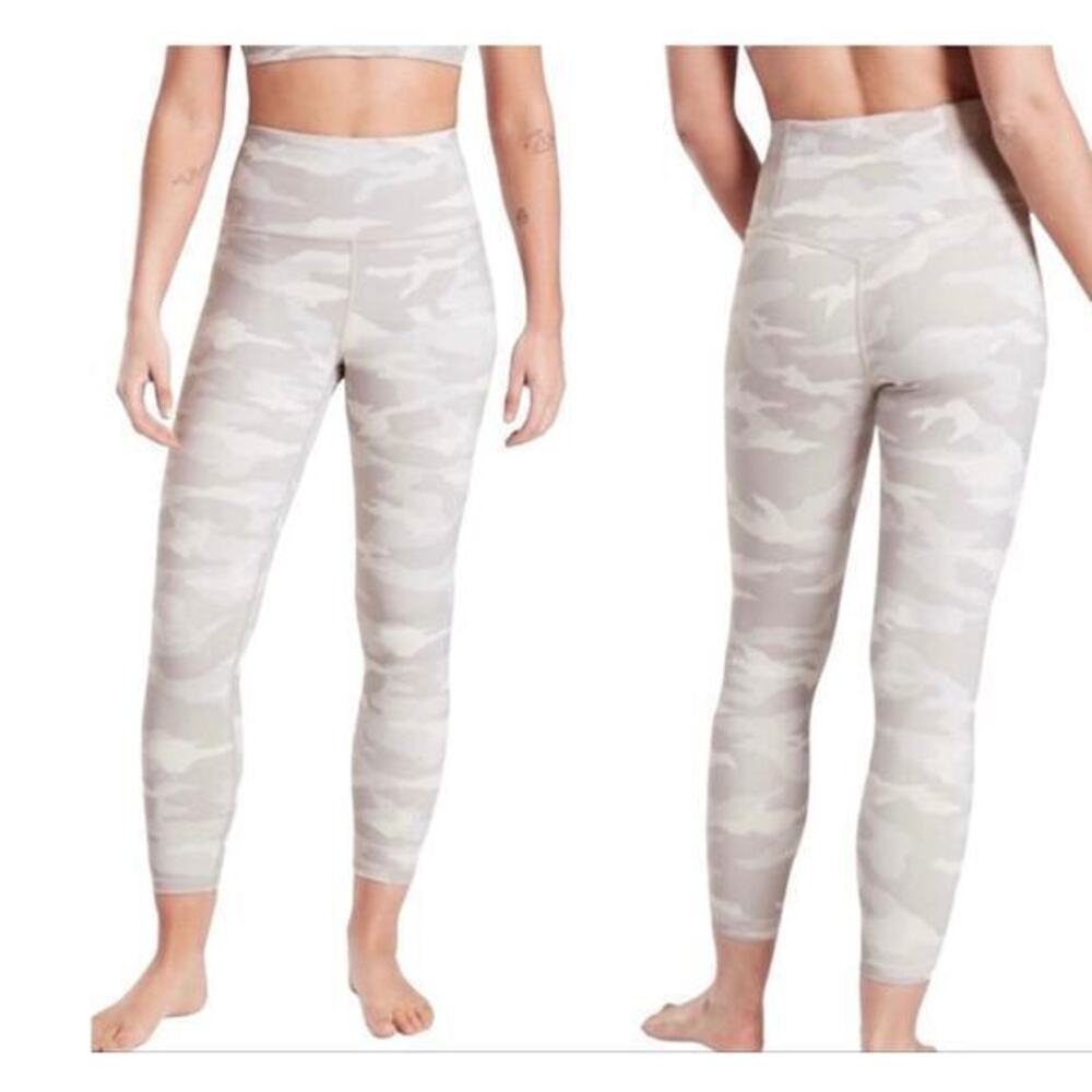 Athleta Elation 7/8 Tight Leggings in Taupe Camo‎ Size XS